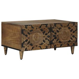 vidaXL Couchtisch Braun 80 x 50 x 40 cm Massivholz Mango