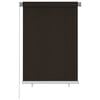 vidaXL Au&szlig;enrollo 105 (B) x 140 (H) cm Braun HDPE