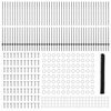 vidaXL Zaun mit Pfosten Grau 1,5 x 100 m Stahl und PVC