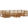 vidaXL Outdoor-Sofagarnitur 8 Stk. Natur Massivholz Akazie