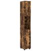 vidaXL Badezimmerschrank Ger&auml;ucherte Eiche 30 x 35 x 192 cm