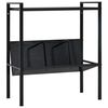 vidaXL B&uuml;cherregal 2 Regalb&ouml;den Schwarz 52x28x59 cm Holzwerkstoff