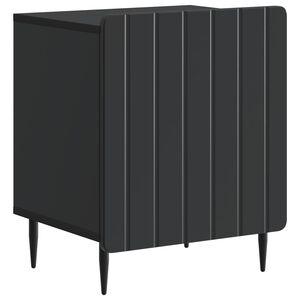 vidaXL Nachttisch Schwarz 43 x 34,5 x 52 cm Holzwerkstoff