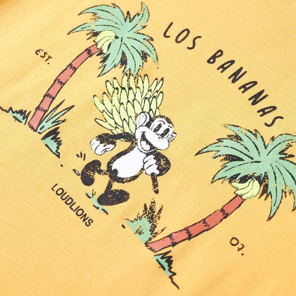 Kinder-T-Shirt Helles Ocker 128