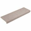 vidaXL Stufenmatten 30 Stk. 65x21x4 cm Taupe Rechteckiger Rand
