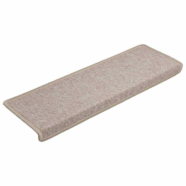 vidaXL Stufenmatten 30 Stk. 65x21x4 cm Taupe Rechteckiger Rand