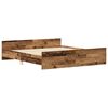 vidaXL Bettgestell ohne Matratze Altholz-Optik 180x200cm Holzwerkstoff