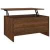 vidaXL Couchtisch Braun Eichen-Optik 80x55,5x41,5 cm Holzwerkstoff