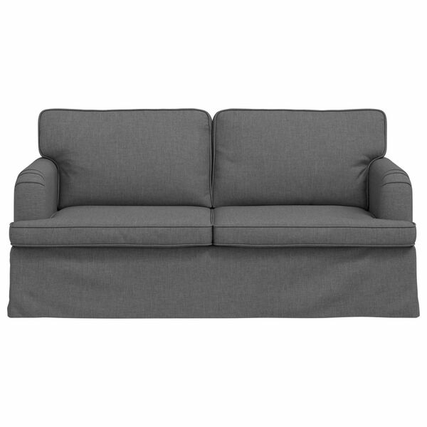 vidaXL Sofa Dunkelgrau Gesamtabmessungen: 162 x 80 x 85 cm (B x T x H)