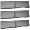 vidaXL St&uuml;tzmauer 6 stk. 100 x 12 x 30 cm Verzinkter Stahl Silber