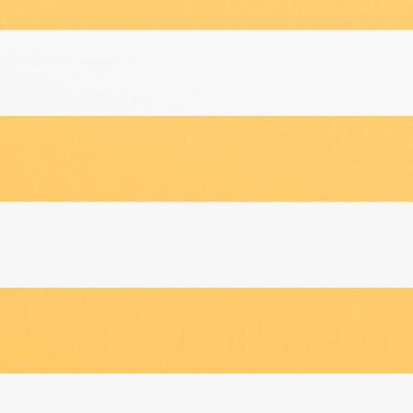 vidaXL Balkon-Sichtschutz Wei&szlig; und Gelb 90x500 cm Oxford-Gewebe