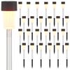 vidaXL Au&szlig;en Solarlichter mit Erdnagel 24 Stk. Warmes Wei&szlig; 29,5 cm
