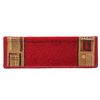 vidaXL Stufenmatten Selbstklebend 5 Stk. 65x21x4 cm Rot