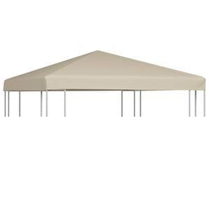 vidaXL Pavillondach 310 g/m&sup2; 3&times;3 m Beige