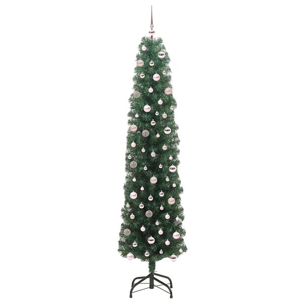 vidaXL K&uuml;nstlicher Weihnachtsbaum mit 300 LEDs mit St&auml;nder Gr&uuml;n 240 cm
