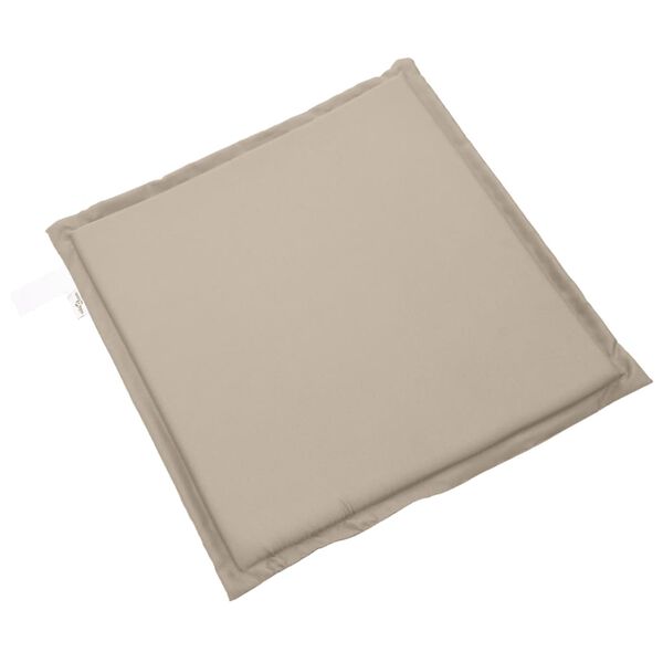 vidaXL Garten-Sitzkissen 4 Stk. Taupe 45x45x2 cm Quadratisch