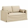 vidaXL Sofa Creme 139 x 78 x 80 cm Stoff