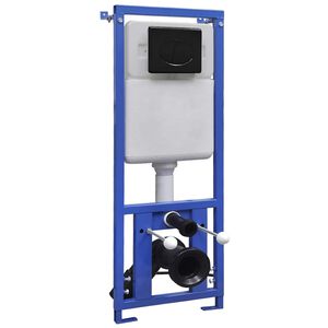 vidaXL Unterputz-Sp&uuml;lkasten f&uuml;r Wand-WC 11 L 41x14x(110-125) cm