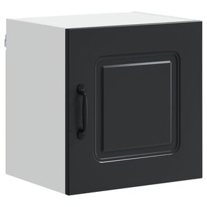 vidaXL Geschirrsp&uuml;lerfront Kalmar Schwarz 40 x 31 x 40 cm