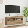 vidaXL TV-Wandschrank Artisan-Eiche 100 x 30 x 40 cm Holzwerkstoff