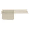 vidaXL Waschbecken Beige 780 x 500 mm 80% Quarz und 20% Harz