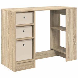 vidaXL Schreibtisch Sonoma-Eiche 100 x 40 x 75 cm Holzwerkstoff