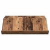 vidaXL Magazinregal mit Regal Altholz 90 x 53 x 28,5 cm Holzwerkstoff