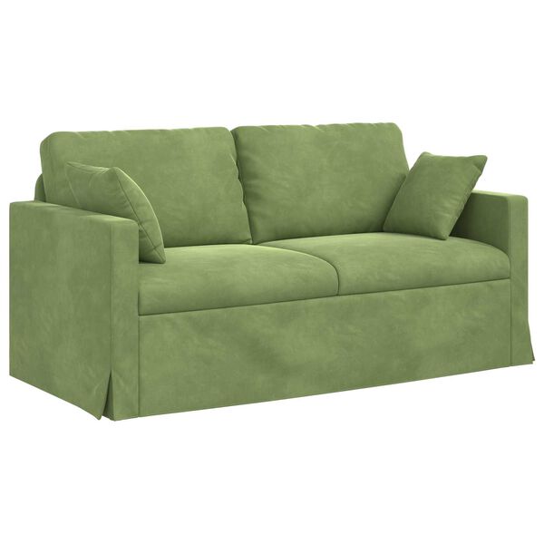 vidaXL Sofa Hellgr&uuml;n Gesamtabmessungen: 158 x 78 x 80 cm (B x T x H)