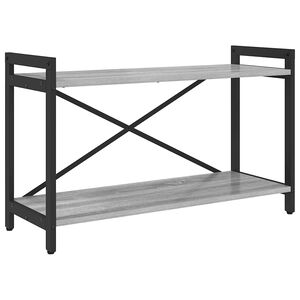 vidaXL B&uuml;cherregal 80 x 30 x 50 cm Holzwerkstoff Grau Sonoma