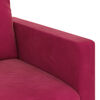 vidaXL Sofa 2 pcs Weinrot