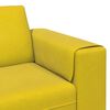 vidaXL Wohnzimmer Couch 3 pcs Gelb
