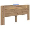 vidaXL Kopfteil Artisan-Eiche 200 x 15 x 103,5 cm Holzwerkstoff