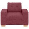 vidaXL Sofa-Sessel Weinrot 100x78x80 cm Stoff