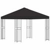 vidaXL Pavillon 3 x 3 m Anthrazit Polyester und Stahl 190 gsm