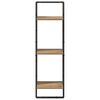 vidaXL Wandregal Artisan-Eiche 30 x 25 x 100 cm Holzwerkstoff