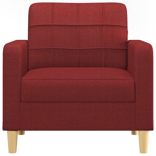 vidaXL Sofasessel Weinrot 60 cm Stoff