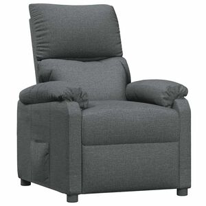 vidaXL Relaxsessel Dunkelgrau Stoff