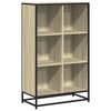 vidaXL B&uuml;cherregal Sonoma-Eiche 65,5x33x107,5 cm Holzwerkstoff