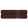 vidaXL Handt&uuml;cher FROGN 2 Stk. Braun 100x200 cm 360 g/m&sup2;