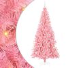 vidaXL Weihnachtsbaum mit 300 LEDs mit St&auml;nder Rosa 240 cm PVC