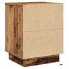 vidaXL Nachttisch Altholz 39 x 34,5 x 50 cm Holzwerkstoff