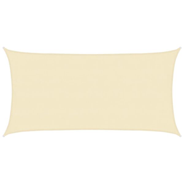 vidaXL Sonnensegel 160 g/m&sup2; Creme 4x7 m HDPE