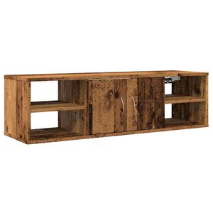 vidaXL Wandschrank Altholz-Optik 101x30x29 cm Holzwerkstoff