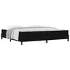 vidaXL Boxspringbett Schwarz 200 x 200 cm Stoff