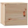 vidaXL Wandschrank 31,5x30x30 cm Massivholz Kiefer