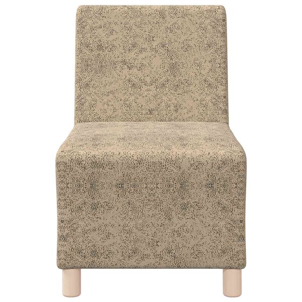 vidaXL | Sofa Stuhl | mit Kissen Hellgrau 55 x 74 x 82 cm Faux Wildleder