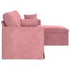 vidaXL Sofa Rosa 198 x 134 x 80 cm Samt