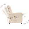 vidaXL Massagesessel Elektrisch Beige Mikrofaser