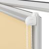 vidaXL Verdunkelungsrollo 124,4 x 230 cm, Stoffbreite 120 cm, Beige