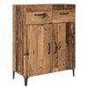 vidaXL Highboard Wandmontiert Altholz 69,5 x 34 x 180 cm Holzwerkstoff